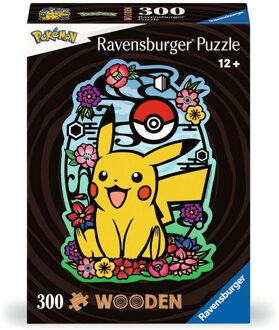 Pikachu Houten Puzzel (300 stukjes)