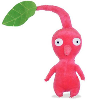 Pikmin: Red Leaf Pikmin Plush, 18 Cm Rood