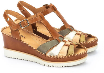 Pikolinos Aguadulce dames sandaal - maat 39 Bruin