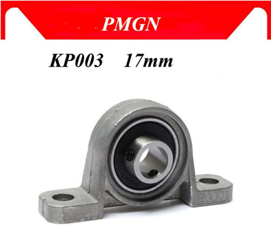 pillow block bearing housing kp003 17mm caliber Zinc Alloy mounted High quality bearings KP003 UCP003 P003 insert bearing