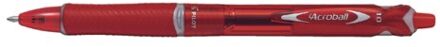 Pilot Acroball Begreen balpen, medium punt, 0,3 mm, rood 10 stuks