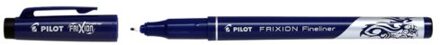 Pilot FriXion - Fineliner - Uitwisbaar - 0.45mm schrijfbreedte - Zwart - 1 stuks