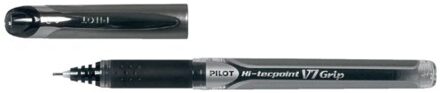 Pilot Roller Hi-tecpoint V5 En V7 Grip V7, 0,4 Mm, Zwart