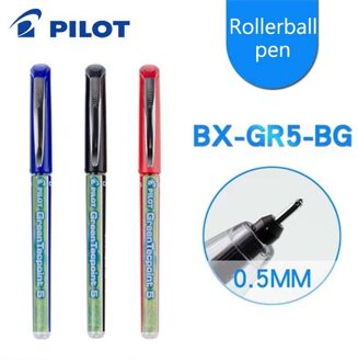 Pilot Rollerball Pen BX-GR5-BG 3Pcs Weibao 0.5Mm Water Pen Schrijven Glad Grote Inkt Bedrag Leren Levert Rollerball Pen gemengde kleur note