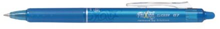 Pilot Rollerpen PILOT Frixion Clicker lichtblauw 0.35mm