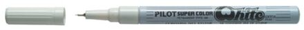 Pilot Super Color - Witte Marker Pen – Extra Fine Tip