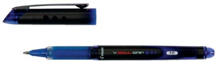 Pilot V-Ball Grip 10 Broad Tip - Liquid Ink Rollerball pen - Blauw