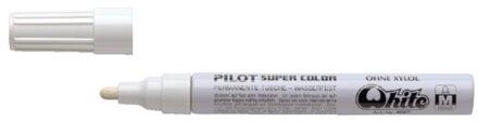 Pilot Viltstift PILOT Super SC-W-M lakmarker rond wit 2mm