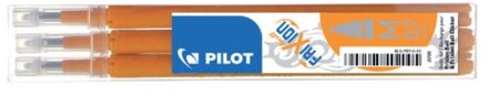 Pilot vullingen - Frixion Ball en Frixion Click - Oranje 0.7 - 3 stuks