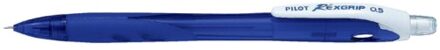 Pilot Vulpotlood pilot begreen rexgrip hb 0.5mm blauw