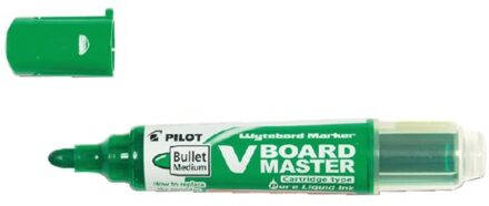 Pilot whiteboardmarker V-Board Master M, medium 2,3 mm, groen