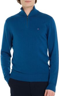 Pima Cotton Cashmere Sweater Heren blauw - L
