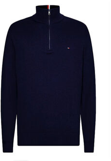 Pima Cotton Cashmere Sweater Heren navy - L