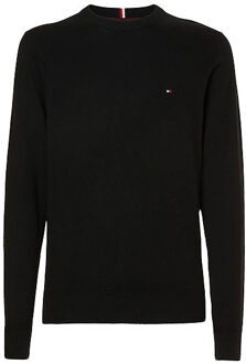 Pima Cotton Cashmere Sweater Heren zwart - L