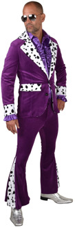 Pimp Kostuum Paars Nick Premium Paars - Lila
