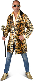 Pimp Mantel Tijger Heren Premium Multikleur - Print