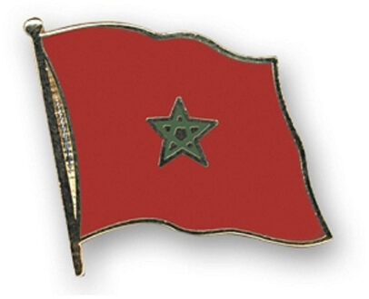 Pin broche/speldje Vlag Marokko 20 mm
