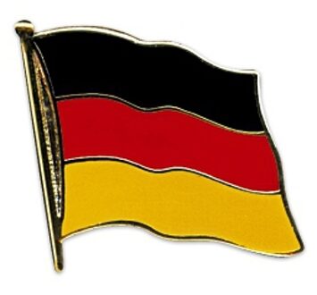 Pin broche Vlag Duitsland 20 mm Multi