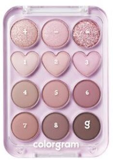 Pin Point Eyeshadow Palette - 4 Types #02 Pink + Mauve