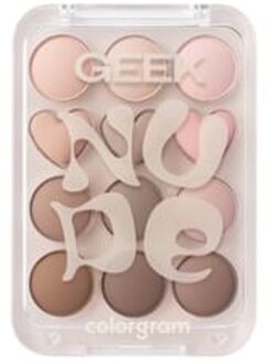 Pin Point Eyeshadow Palette - 5 Types #07 Nude + Geek