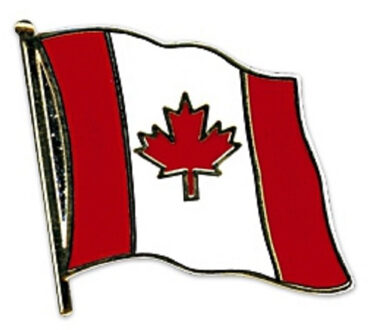 Pin speldje/broche vlag Canada 20 mm Multi
