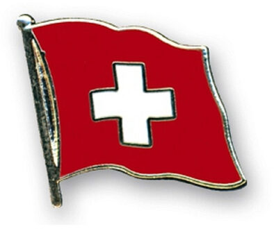 Pin speldje-broche Vlag Zwitserland 20 mm Multi