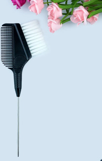 Pin Tail Hair Color Brush,Hair Coloring brush, Hair Dye Brush With Needle,Integrated hair coloring comb