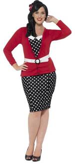 Pin Up Kostuum 50's Multikleur - Print