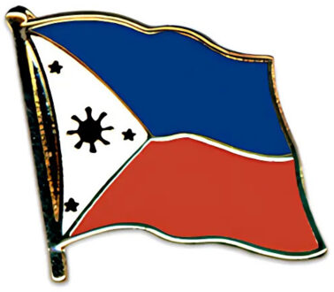 Pin Vlag Filipijnen - 2 cm - vlaggen speldje - supporter - mini broche