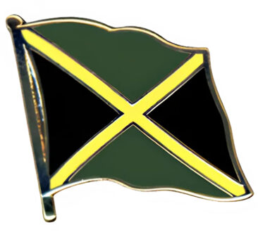 Pin Vlag Jamaica - 2 cm - vlaggen speldje - supporter - mini broche