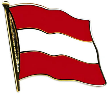Pin Vlag Oostenrijk - 2 cm - vlaggen speldje - supporter - mini broche Multi