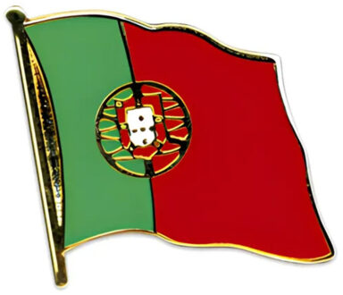 Pin Vlag Portugal - 2 cm - vlaggen speldje - supporter - mini broche Multi