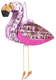 Pinata Aluminiumfolie Flamingo Vorm Spel Rekwisieten Suiker Beat Creatieve Veelkleurige Decoratie Voor Kinderen Verjaardagsfeestje