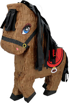 Piñata Paard (45x33x8cm) Bruin - Kastanje
