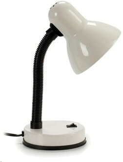 Pincello Tafellamp/bureaulampje Desk Light - metaal - wit - H33 cm - buigbaar