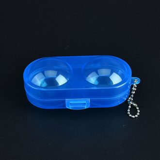 Pingpong Bal Container Box Case Plastic Ping Pong Bal Opbergdoos Tafeltennis Accessoires blauw