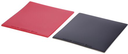 (Pingpong) Rubber Spons Rood/Zwart 2.2Mm Pips-In Tafeltennis rood en zwart