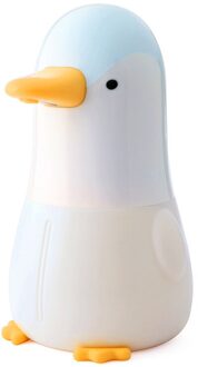 Pinguïn Model Schuimende Zeepdispenser Nabij Infrarood Sensing Snelle Inductie Bellen Usb Oplaadbare Voor Keuken Gebruik Apparaat blauw(USB Charge)