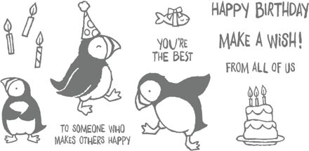 Pinguïn Transparant Clear Postzegels En Stansmessen Voor Diy Scrapbooking/Card Making/Kids Kerst Fun Decoratie Benodigdheden snijdend dies