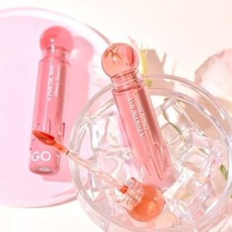 Pink Ball Lip Glaze - 2 Colors (4-5) #G05 Ruby Red - 3.5g
