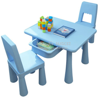 Pink Children's Table and Chair Set Kindergarten Table and Chairs Baby Study Table Home Writing Toy Table