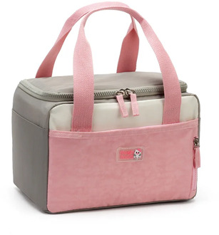 Pink Dark Gray Bag Baby Accessories Polyester Stroller Accessories Portable Baby Carriage Bag