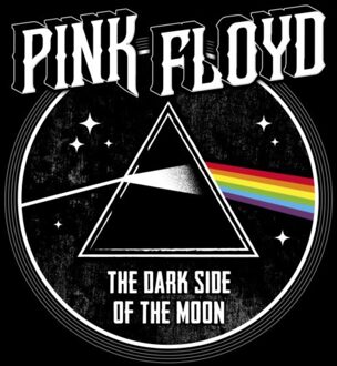 Pink Floyd DSOTM Retro Unisex T-Shirt - Black - XS Zwart