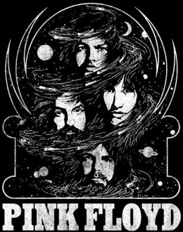 Pink Floyd Retro Style Unisex T-Shirt - Black - XS Zwart