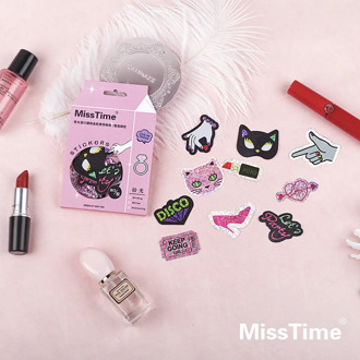 Pink Memory Party Queen Shining Stickers Decorative Stationery Stickers Scrapbooking DIY Diary Album Stick Lable