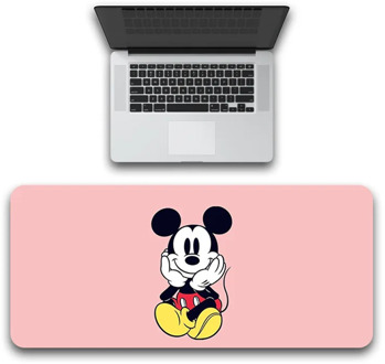 Pink Mickey Mouse Pad 80x30cm Large Minnie Gamer mat Waterproof Desk Mat Computer Mousepad Keyboard Table Cover birthday Gift