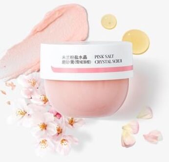 Pink Salt Crystal Scrub Snowy Cherry Blossoms - 150g