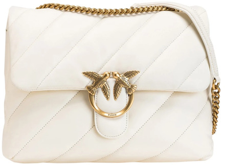 Pinko Chain Clutch Bag Pinko , White , Dames - ONE Size