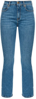 Pinko Flared Jeans Pinko , Blue , Dames - W28,W30,W27,W29,W26