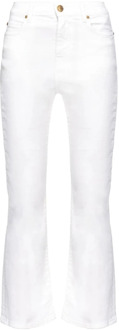 Pinko Flared Jeans voor Vrouwen Pinko , White , Dames - W30,W28,W26,W29,W27